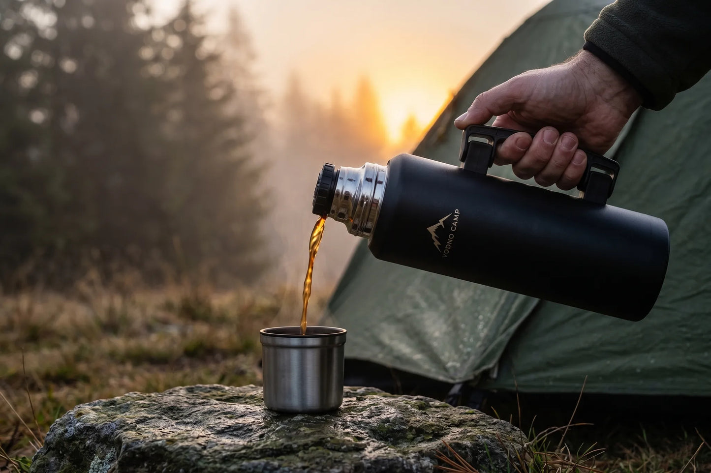 Vodno Camp 1.5 Litre Çelik Termos